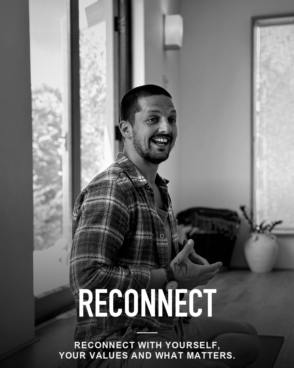 Reconnect — get back in contact with what's actually true for you.